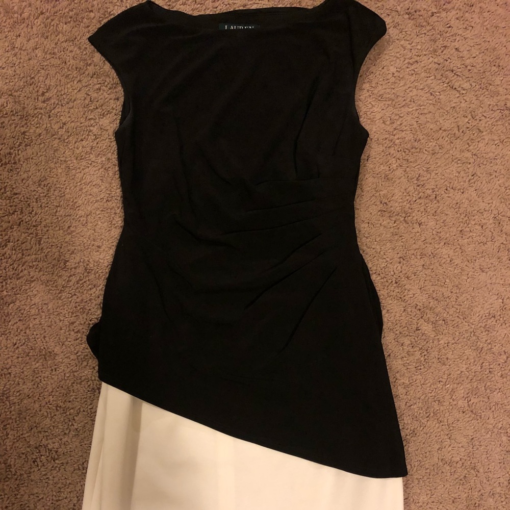 Black and white Ralph Lauren dress